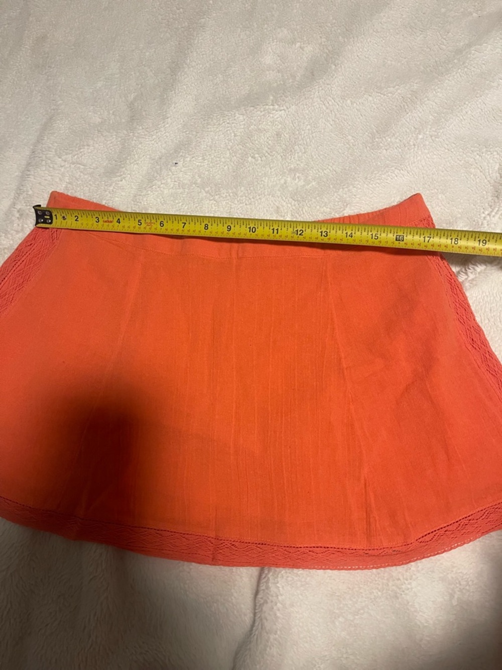 Free People Sundew Skirt Set Fusion Coral Sz L NWT - Picture 16 of 16